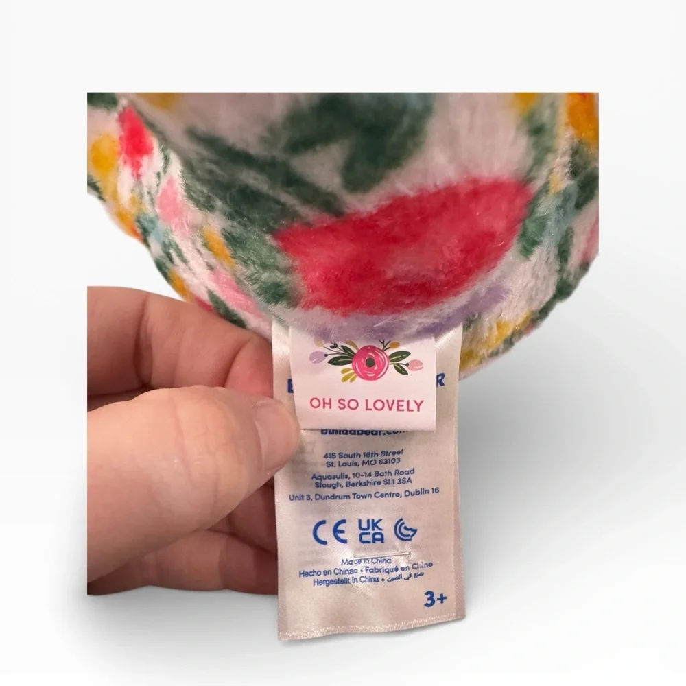 Build-A-Bear HeartBox Oh So Lovely Floral Bear - Picture 6 of 6